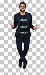 Studio shot of a stylishly dressed young man isolated on a png background