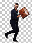 Studio shot of a stylishly dressed young man isolated on a png background