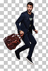 Studio shot of a stylishly dressed young man isolated on a png background