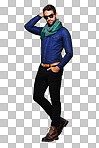 Shot of a fashionable young man dressed in denim isolated on a png background