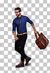 Shot of a stylishly dressed young man posing isolated on a png background