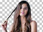 Studio shot of a beautiful young woman posing isolated on a png background