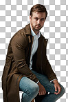 Studio portrait of a handsome young man posing isolated on a png background