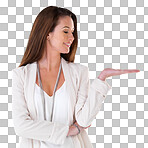 Studio shot of a young woman isolated on a png background