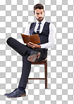 Full length shot of a well dressed young man against isolated on a png background