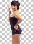 PNG Fit young african woman posing confidently 