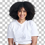 Studio portrait of an attractive young woman posing.