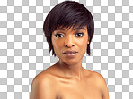 PNG studio portrait of a beautiful young woman.