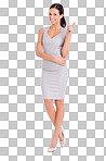 PNG Full-length studio shot of an attractive young businesswoman