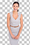 PNG Studio portrait of an attractive businesswoman.