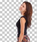 PNG Studio portrait of an attractive young woman 