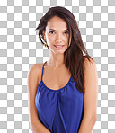 PNG studio portrait of a beautiful young woman.