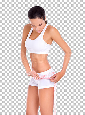 Closeup of fit woman showing her stomach and body in underwear or