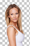 PNG Portrait of a beautiful blond woman 