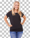 PNG Portrait of a confident woman posing in the studio