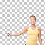 PNG of Cropped view of a woman squeezing a stress ball 