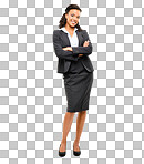 PNG of a confident young businesswoman