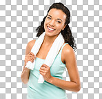 PNG Shot of a young woman ready to workout