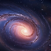 Stars, wormhole and universe space vortex in dark sky for astrology ...