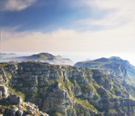 The twelve apostles seen from Table Mountain - Cape Town