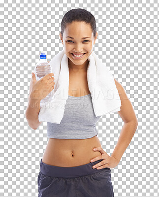 Hydrating after an invigorating workout
