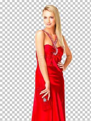 Full length photo of fashion model woman wearing elegant evening dress gown  posing isolated on white