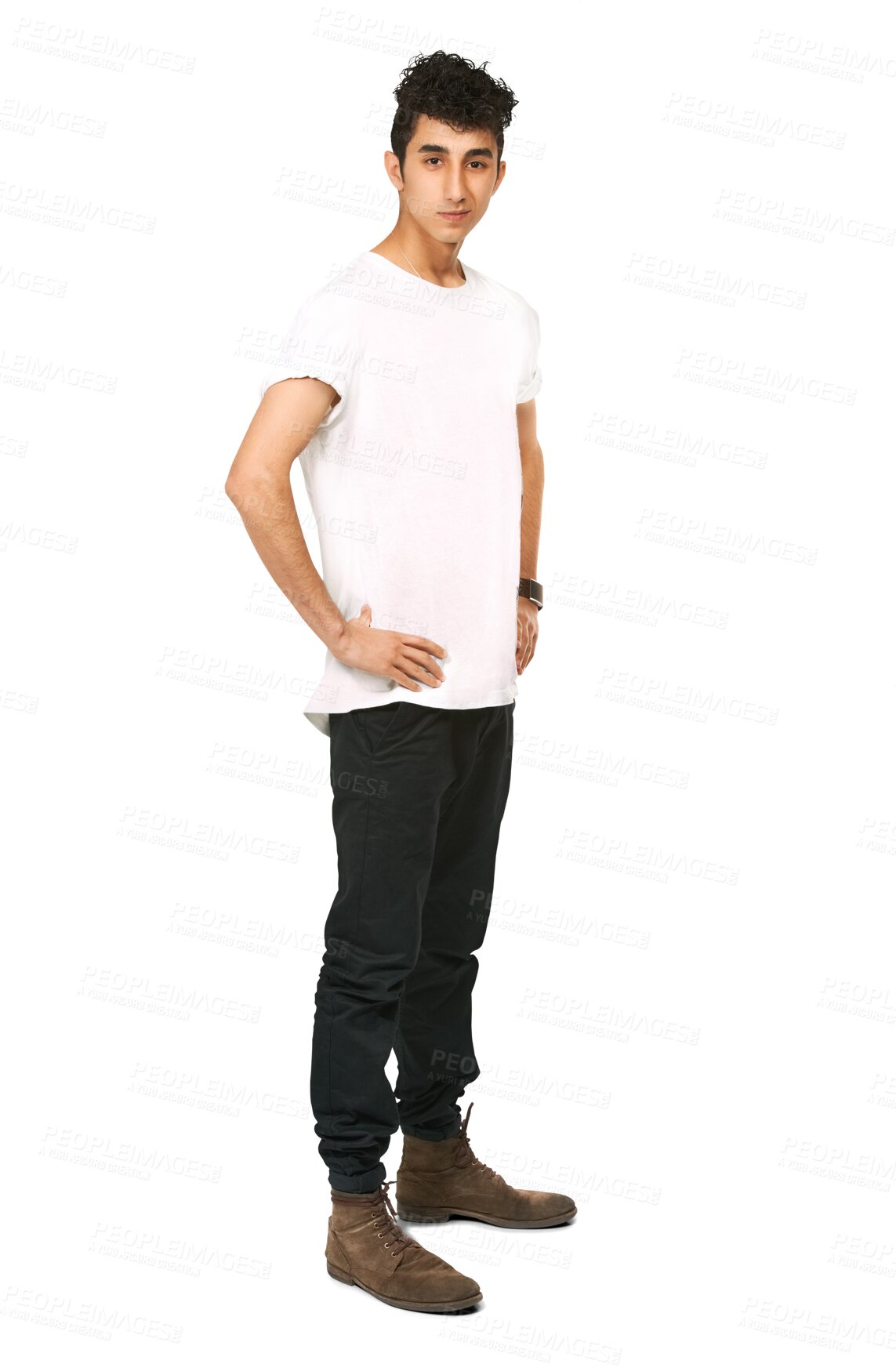 Buy stock photo Fashion, student and education with portrait of man on png for learning, youth and style. Pride, confident and future with face of teenager isolated on transparent background for gen z and attitude