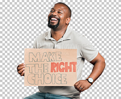 African american covid vaccinated man showing and holding poster. Smiling black man isolated against red studio background with copyspace. Happy model using sign to promote corona vaccine and motivate
