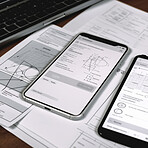 Website design, creative planning application development drawing template wireframe design