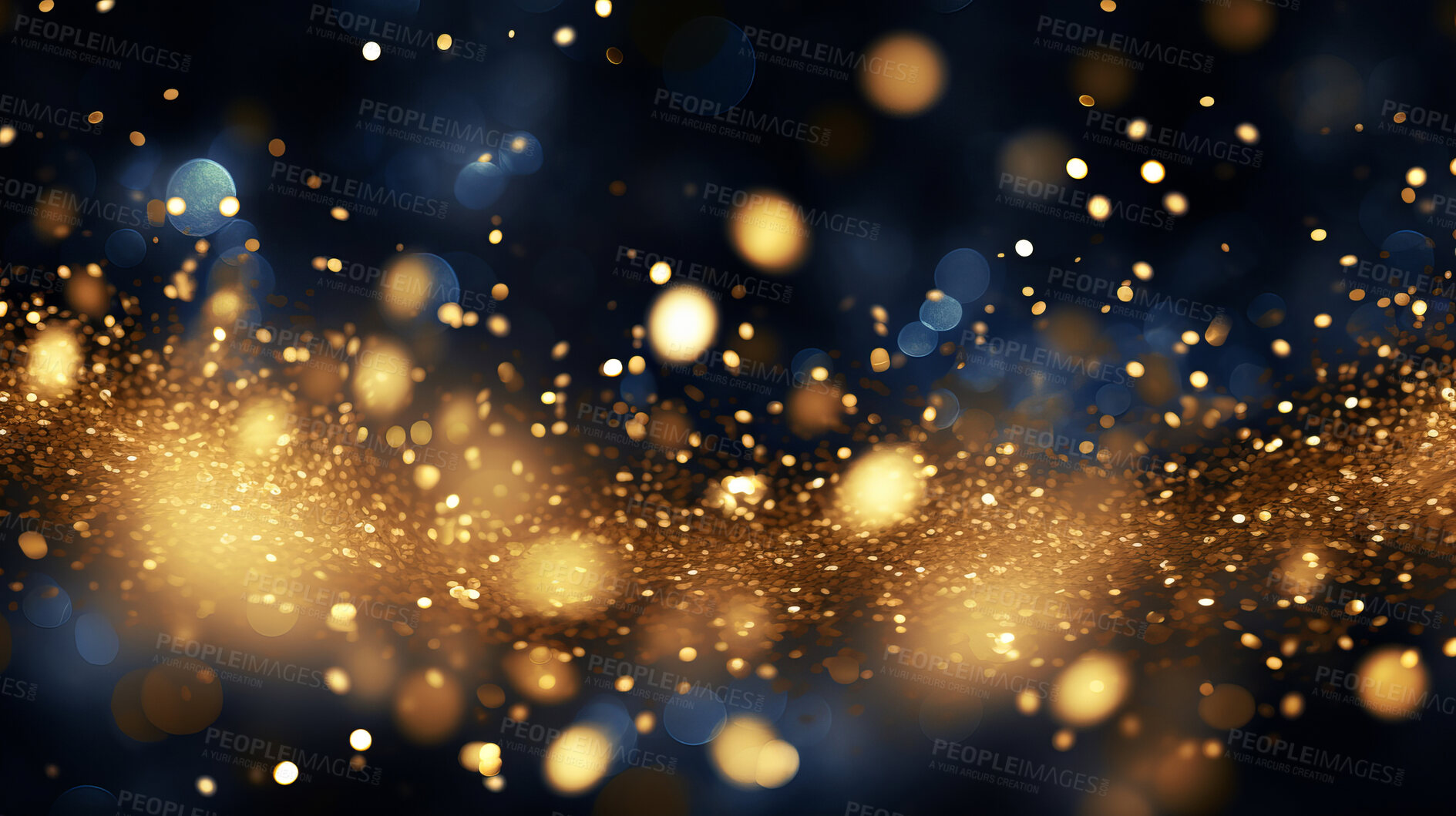 Buy stock photo Decoration glitter background, abstract blurred backdrop with modern design circles