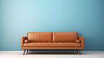 Couch with copy space mockup in living room interior. Modern design ideas for inspiration.