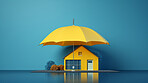 Home under insurance umbrella. Protected asset coverage offered by company.