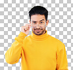 Cool, fashion and portrait of a man with glasses, confidence and