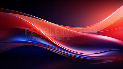 Buy stock photo Multicolour geometric wave concept. Modern abstract wallpaper background design.