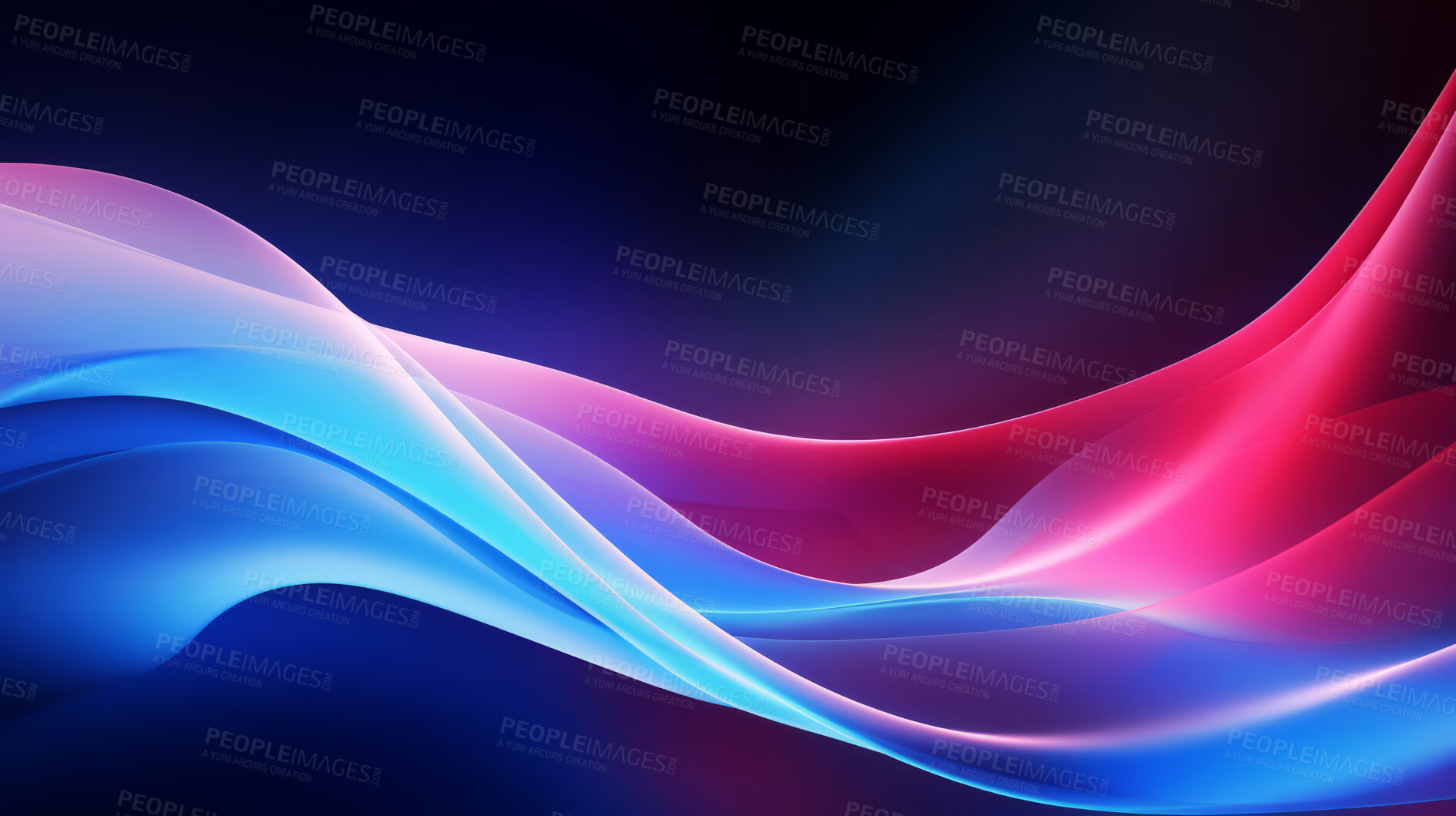 Buy stock photo Multicolour geometric wave concept. Modern abstract wallpaper background design.