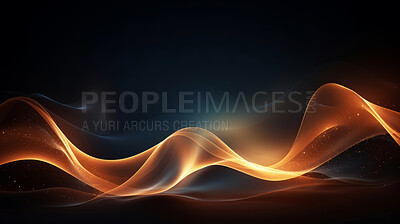 Buy stock photo Multicolour geometric wave with particles concept. Modern abstract wallpaper background design.