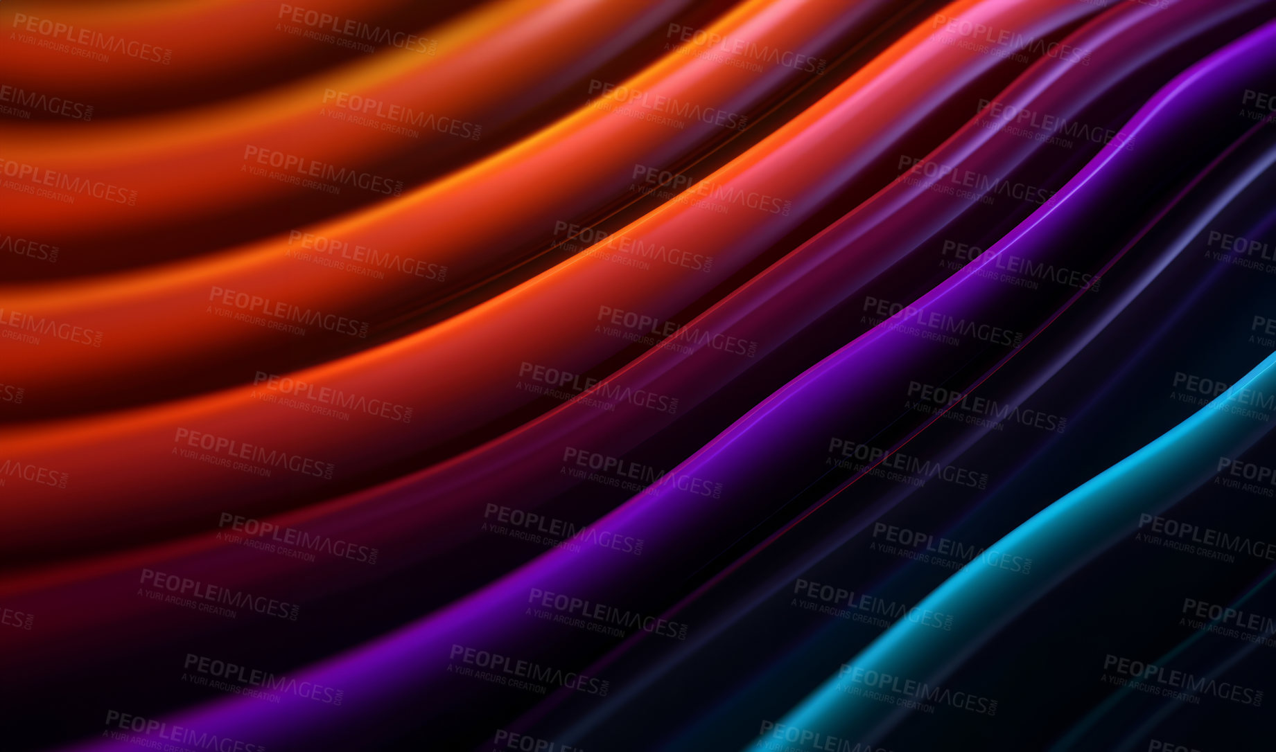 Buy stock photo Multicolour geometric wave concept.Modern abstract wallpaper background design.