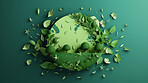 Go Green, Paper Cutout Illustration World Environment and Earth Day