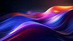 Three dimensional geometric wave concept. Modern abstract wallpaper background design.