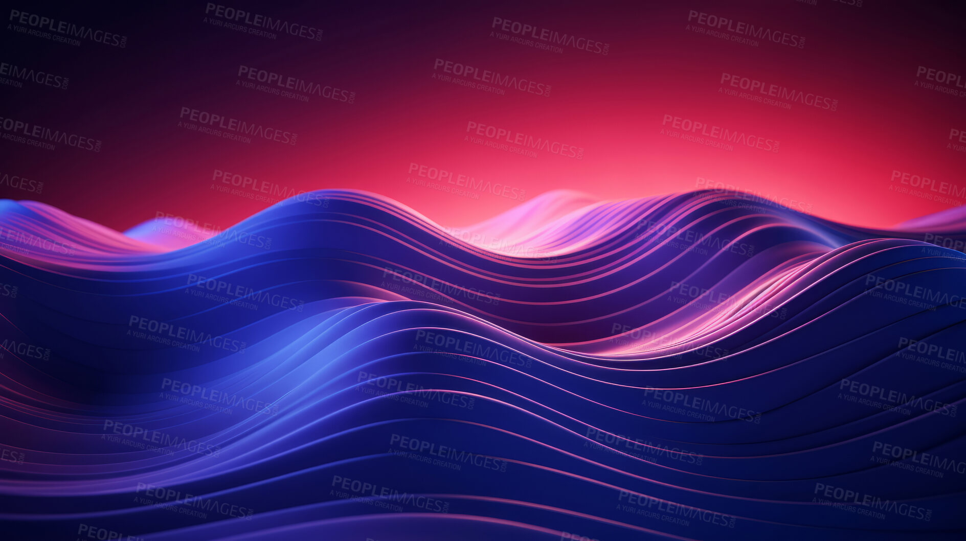 Buy stock photo Three dimensional geometric wave concept. Modern abstract wallpaper background design.