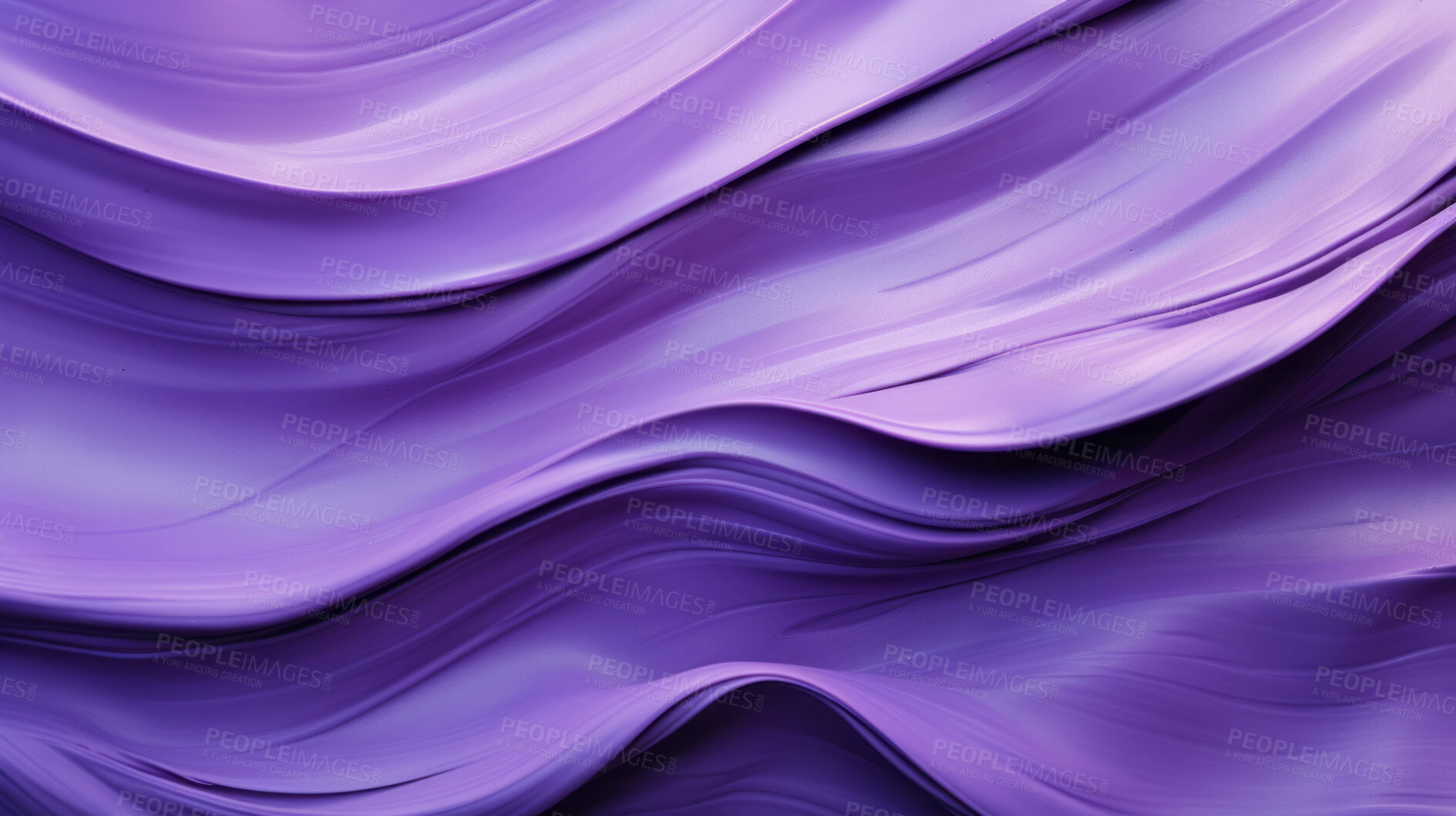 Buy stock photo Purple smooth paint texture close-up. Swirl abstract background.