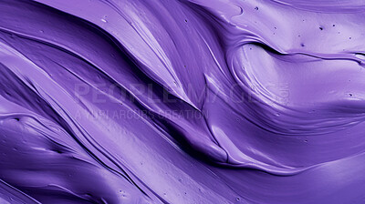 Purple smooth paint texture close-up. Swirl abstract background.