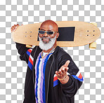 My skateboard makes me look even cooler