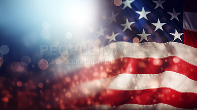 American flag for Memorial Day, 4th of July, Labor Day, Patriot Day. Poster or background