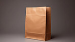 Brown shopping paper bag Mock-Up and Blank for your text or design