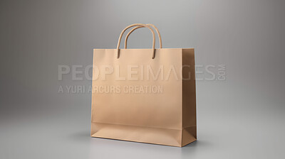 Brown shopping paper bag Mock-Up and Blank for your text or design