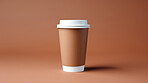 Take-away coffee cup Mock-Up and Blank for your text or design