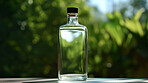 Glass Bottle Mock-Up and Blank for your label, text or design