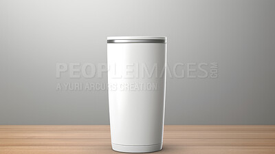 White Tumbler Mock-Up and Blank for your text or design