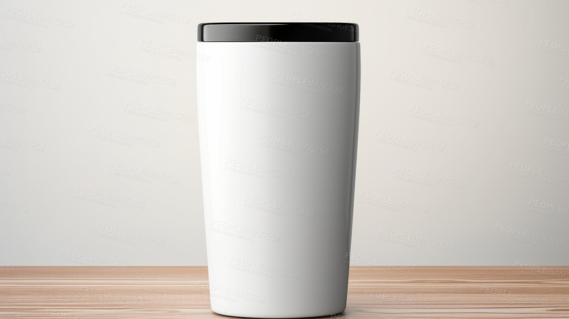 Buy stock photo White Tumbler Mock-Up and Blank for your text or design